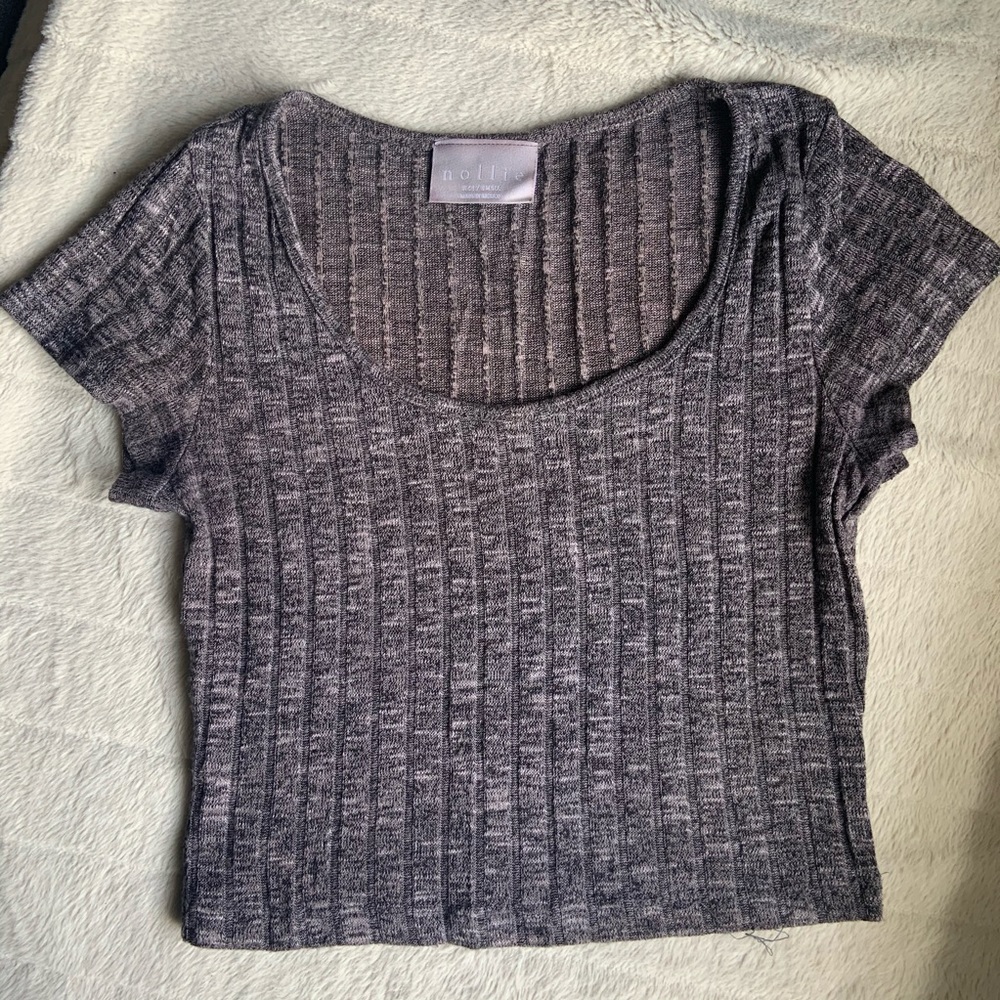 Nollie | Gray Crop Top